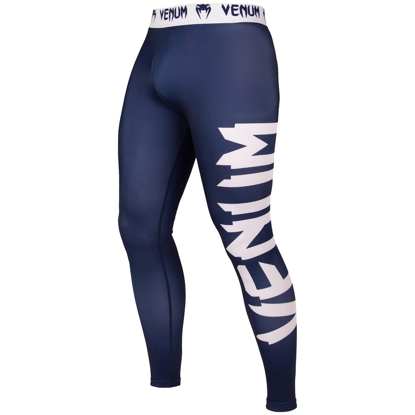 Pantaloni a compressione Venum Giant - Blu navy/Bianco