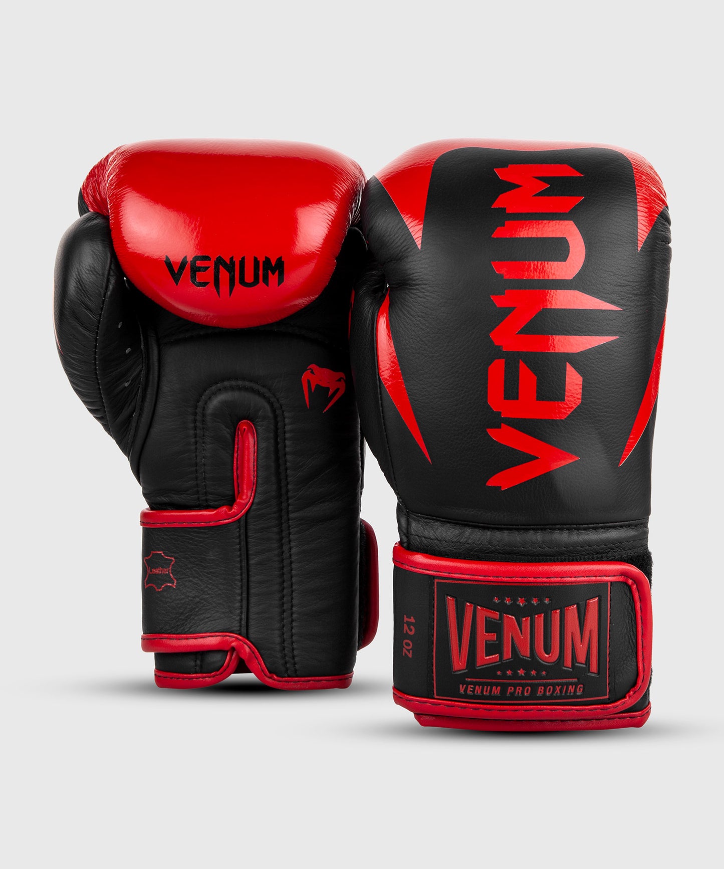 Guantoni da boxe professionali Venum Hammer – Velcro - Nero/Rosso