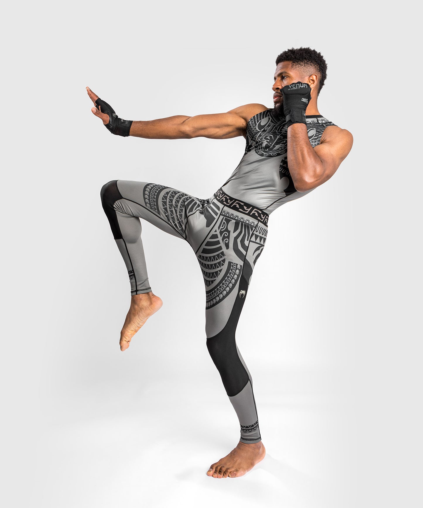 Pantaloni a compressione Venum Nakahi  - Grigio