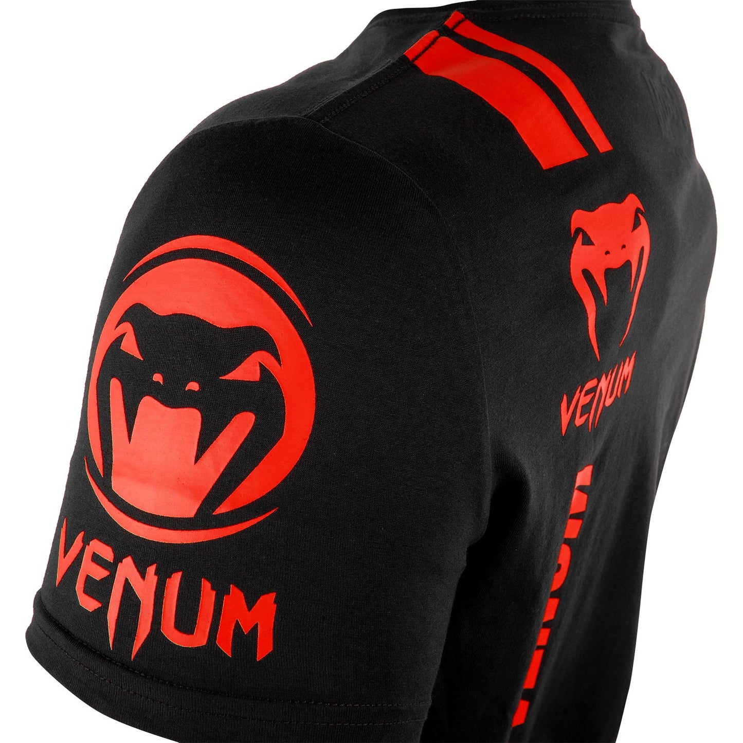 T-shirt Venum Logo - Nero/Rosso