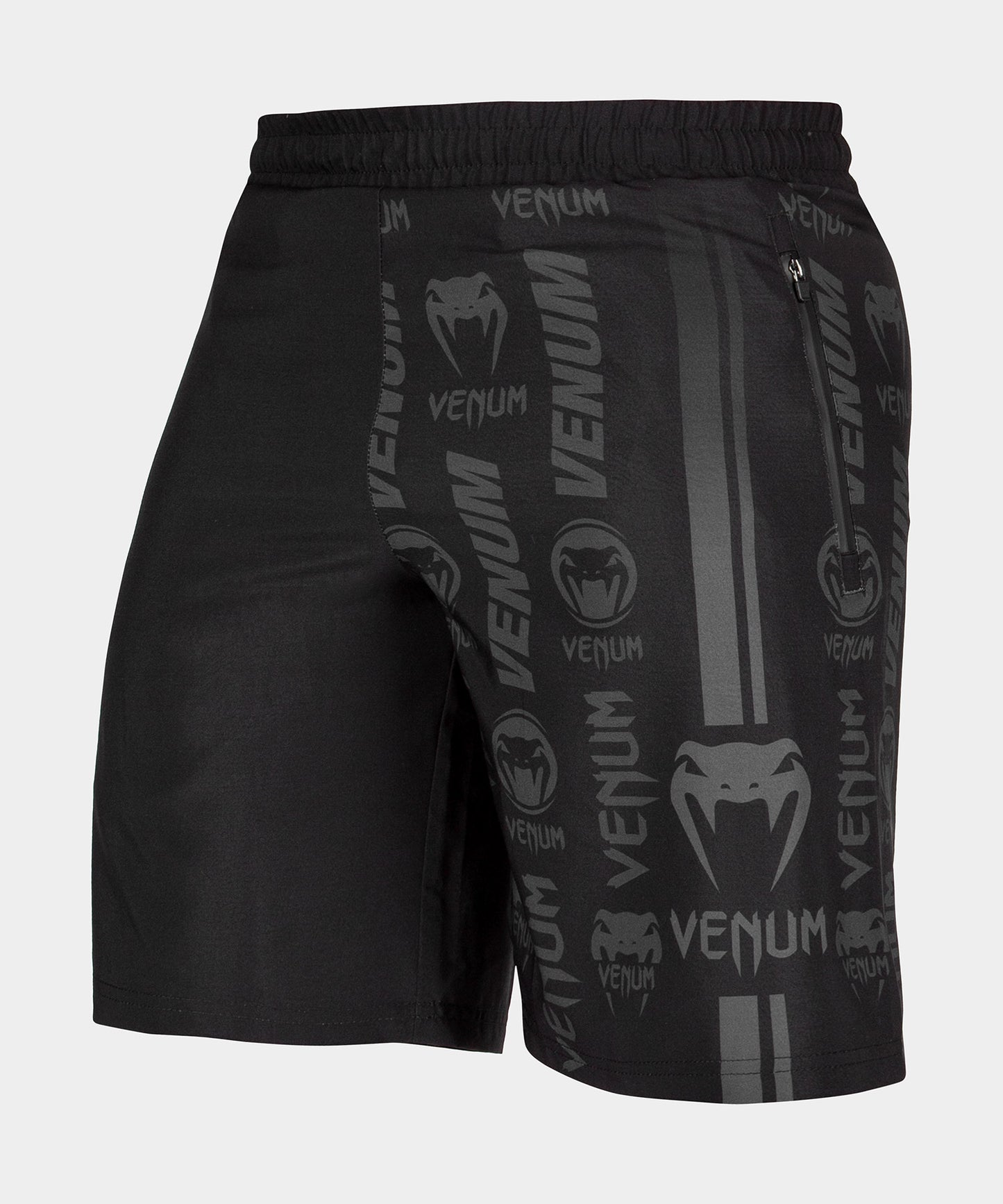 Pantaloncini Palestra Venum Logos - Nero/Nero