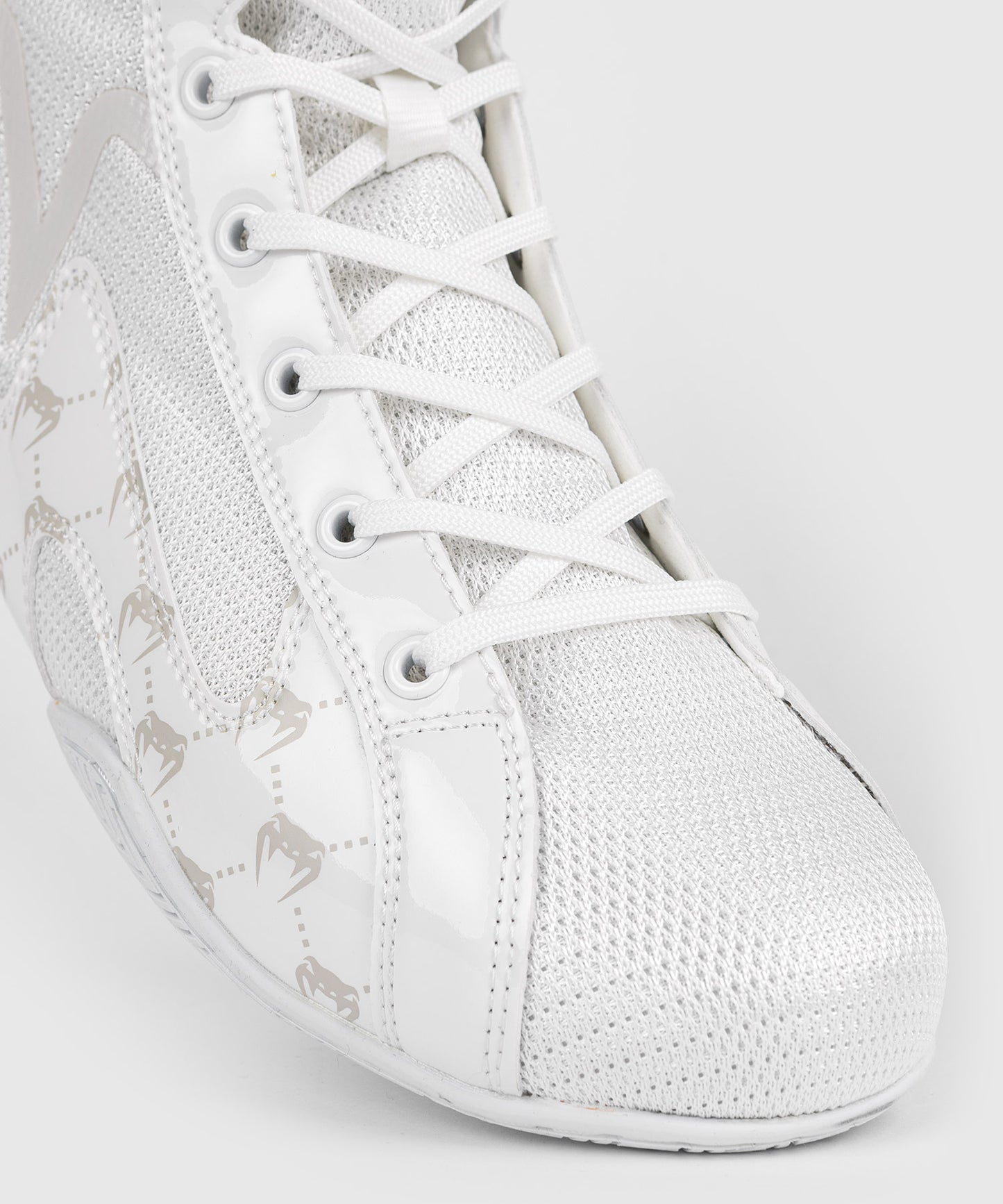 Scarpe da boxe Venum Elite Evo Monogram - Bianche/Bianco sporco