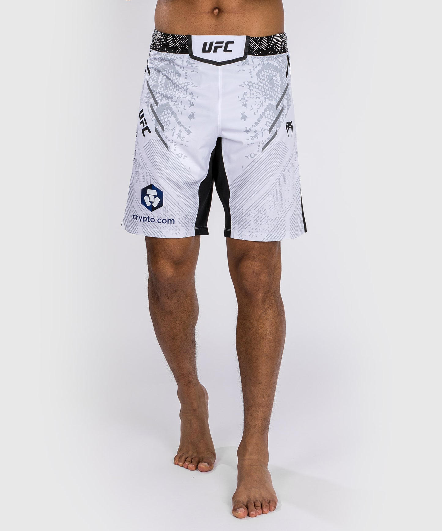 UFC Adrenaline by Venum Authentic Fight Night Pantaloncini da combattimento da Uomo - Vestibilità Lunga - Bianco