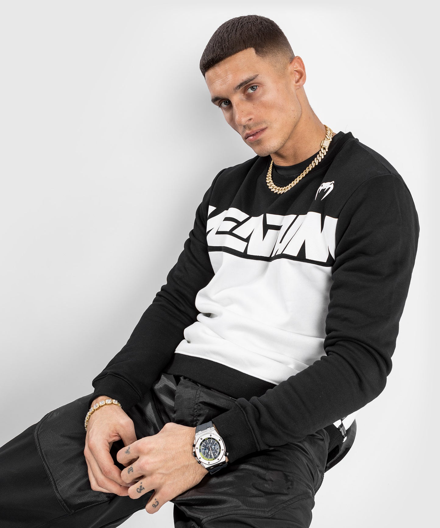 Felpa Venum CONNECT - Nero/Bianco