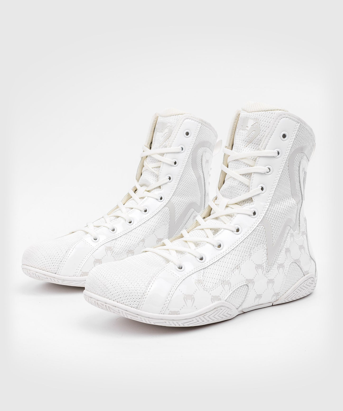 Scarpe da boxe Venum Elite Evo Monogram - Bianche/Bianco sporco