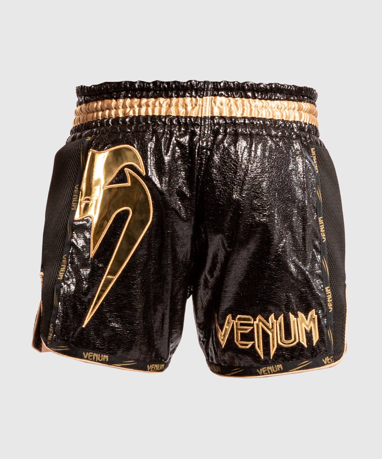 Pantaloncini da Muay Thai Venum Giant Foil - Nero/Oro