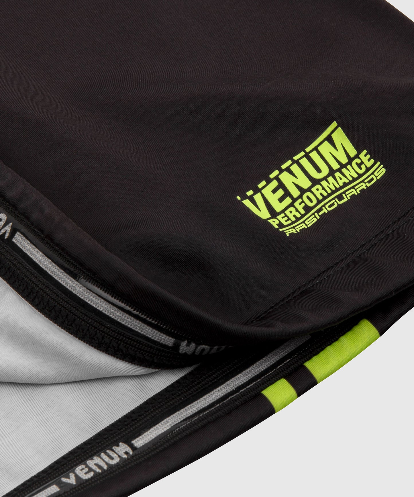 Rashguard Venum Logos - Maniche corte - Nero/Giallo neo
