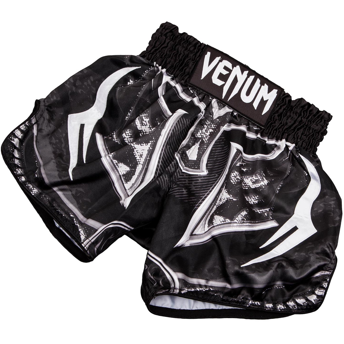 Pantaloncini da Muay Thai Venum Gladiator - Neri/Bianco