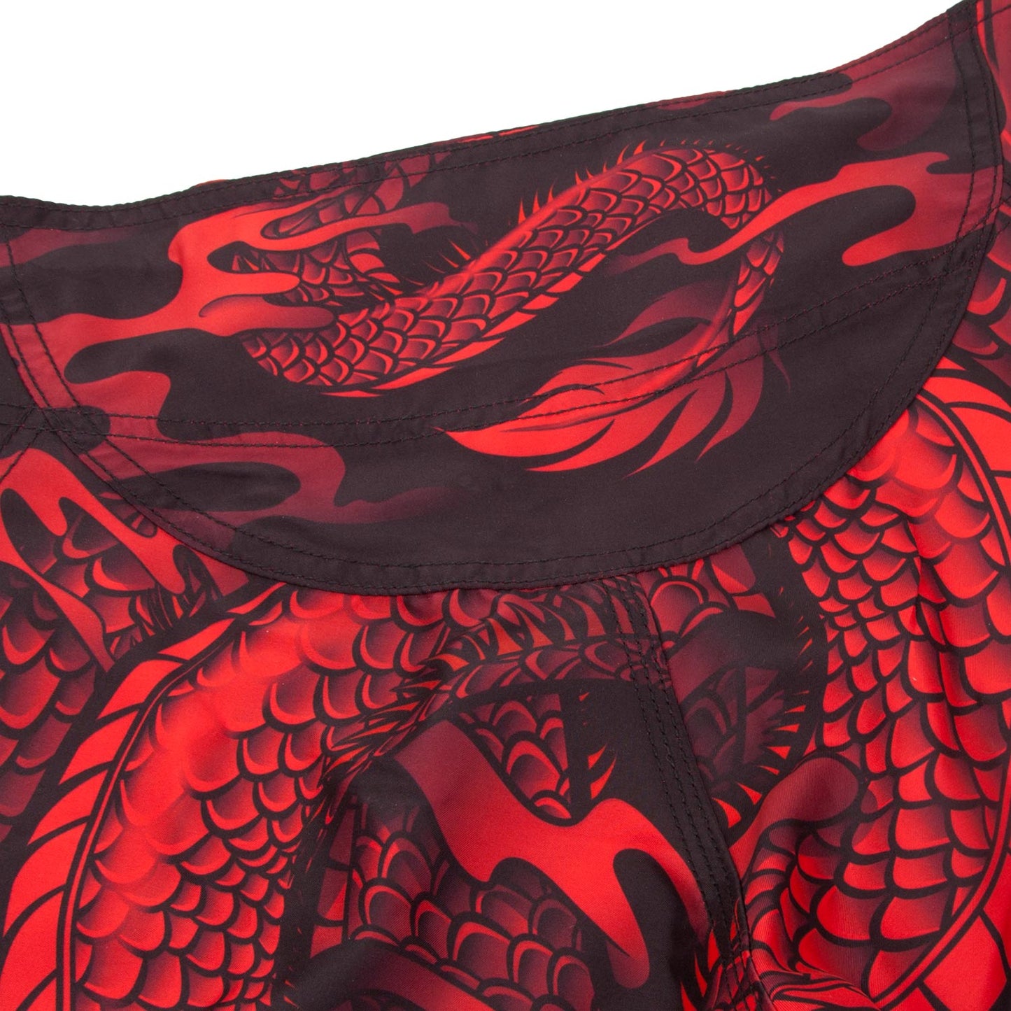 Pantaloncini da combattimento Venum Dragon's Flight -  Nero/Rosso