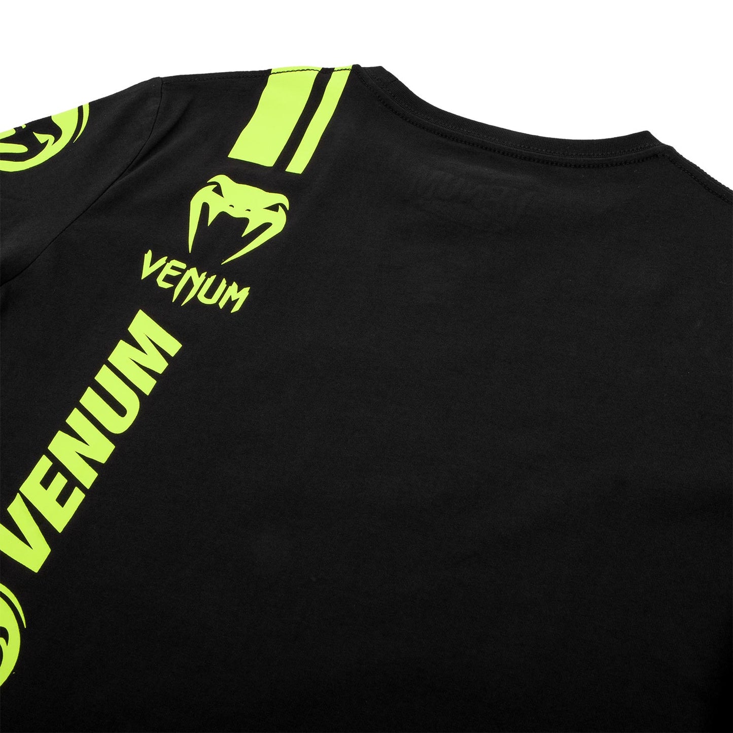 T-shirt Venum Logo - Nero/Giallo neo