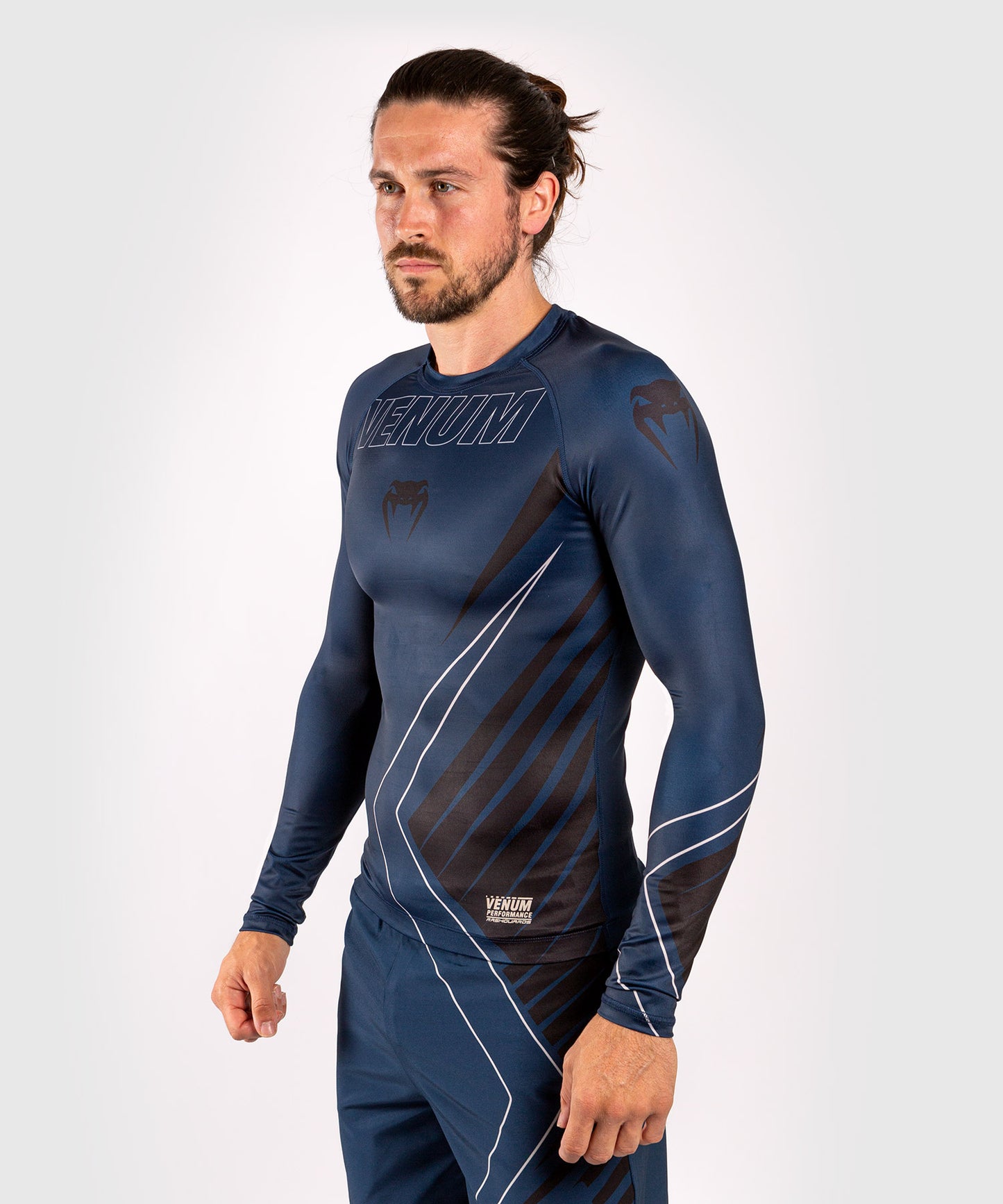 Rashguard Venum Contender 5.0 - maniche lunghe - Marina/Sabbia