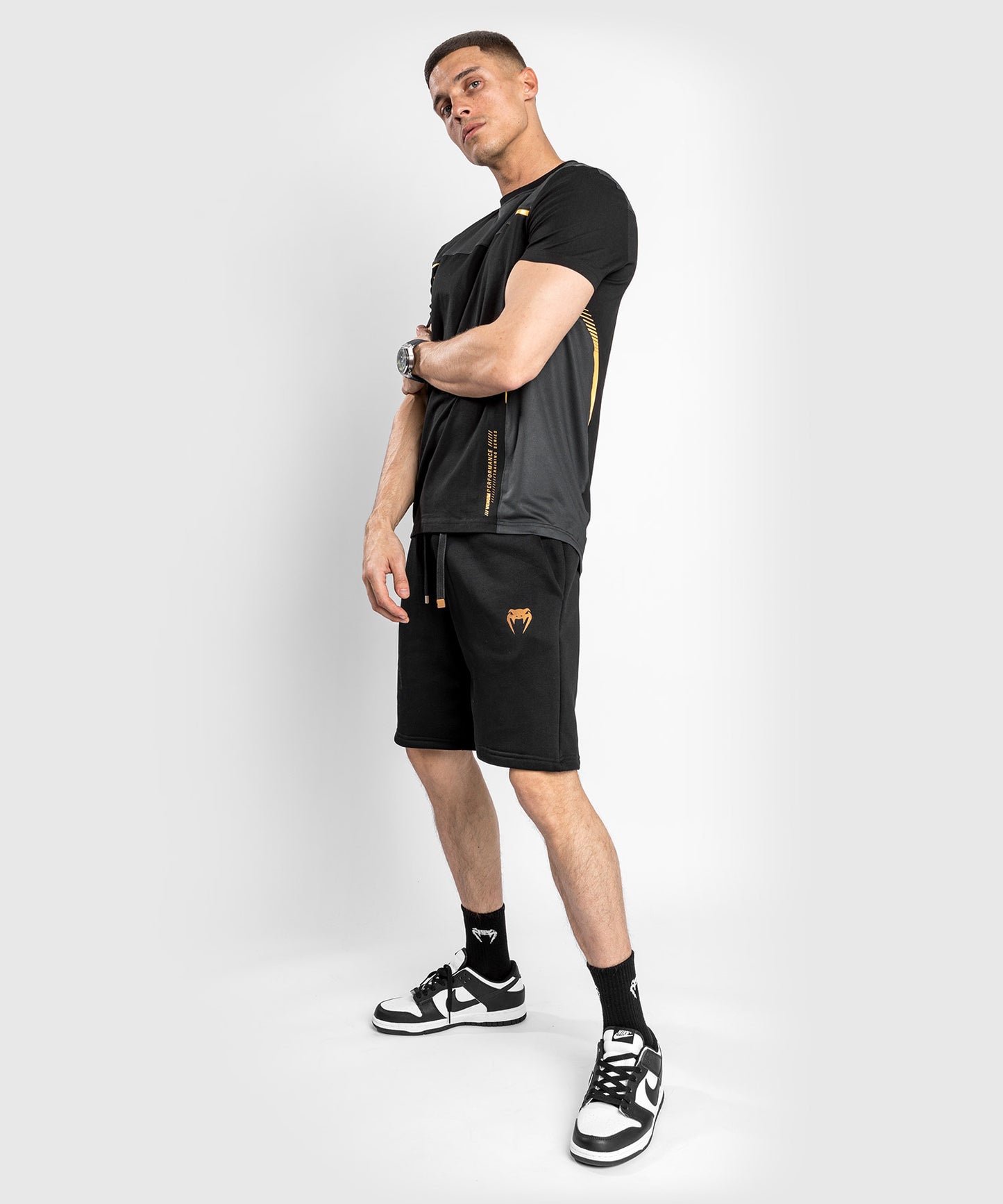 T-shirt Venum Tempest 2.0 - nero/oro