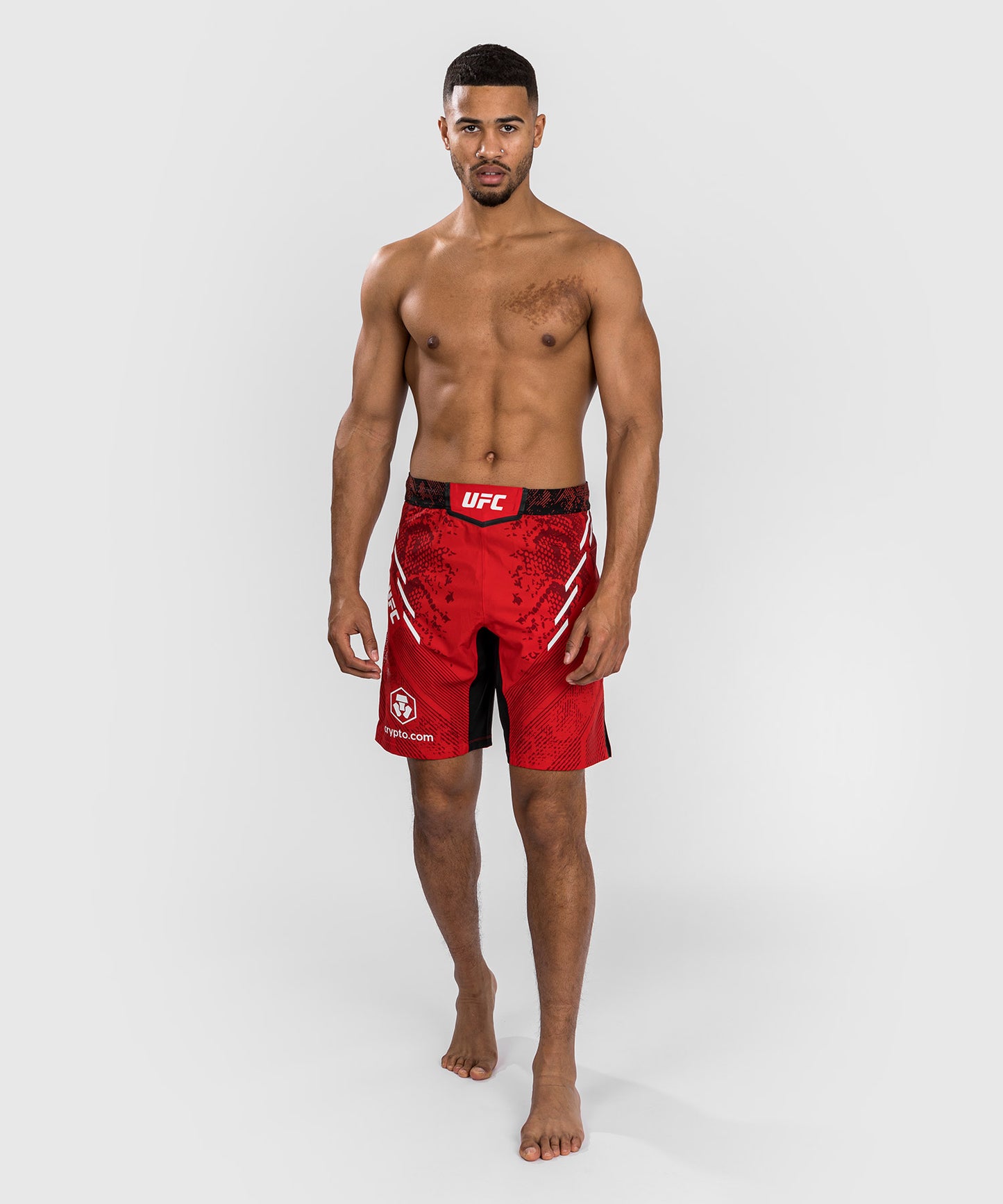 UFC Adrenaline by Venum Authentic Fight Night Pantaloncino da combattimento da Uomo - Vestibilità lunga - Rosso