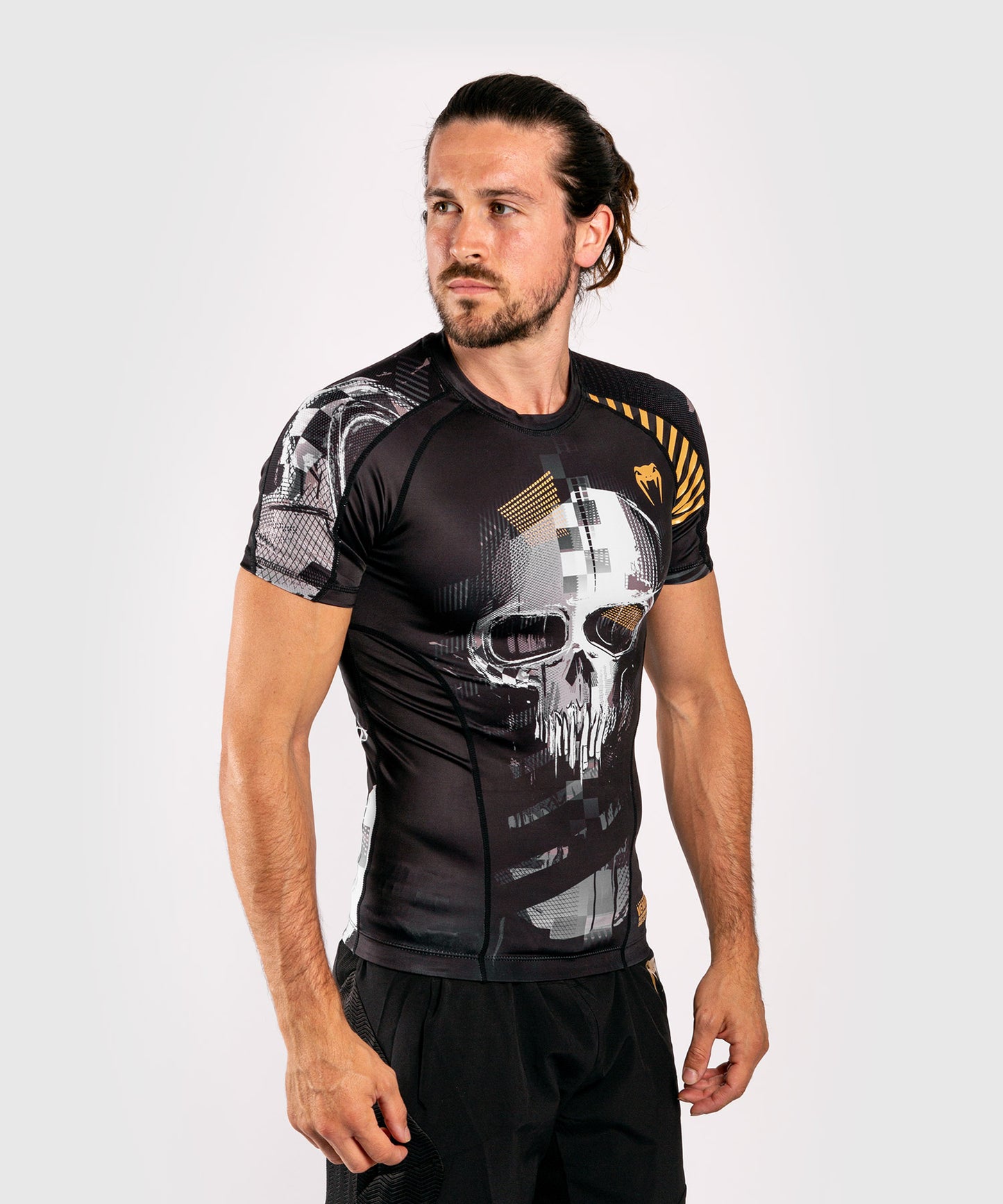 Rashguard Venum Skull - maniche corte - Nero
