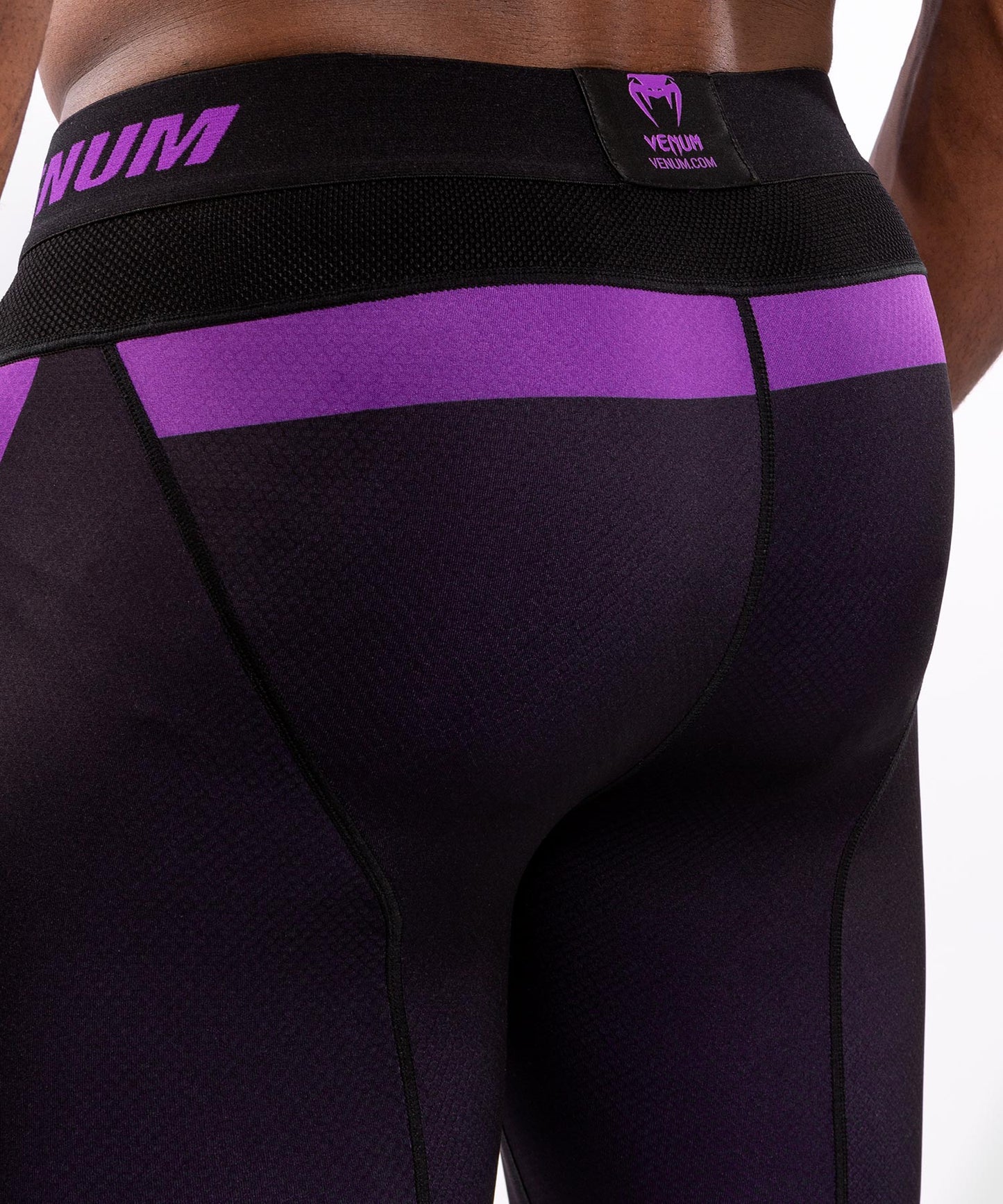 Pantaloni a compressione Venum No Gi 3.0 - Nero/Viola