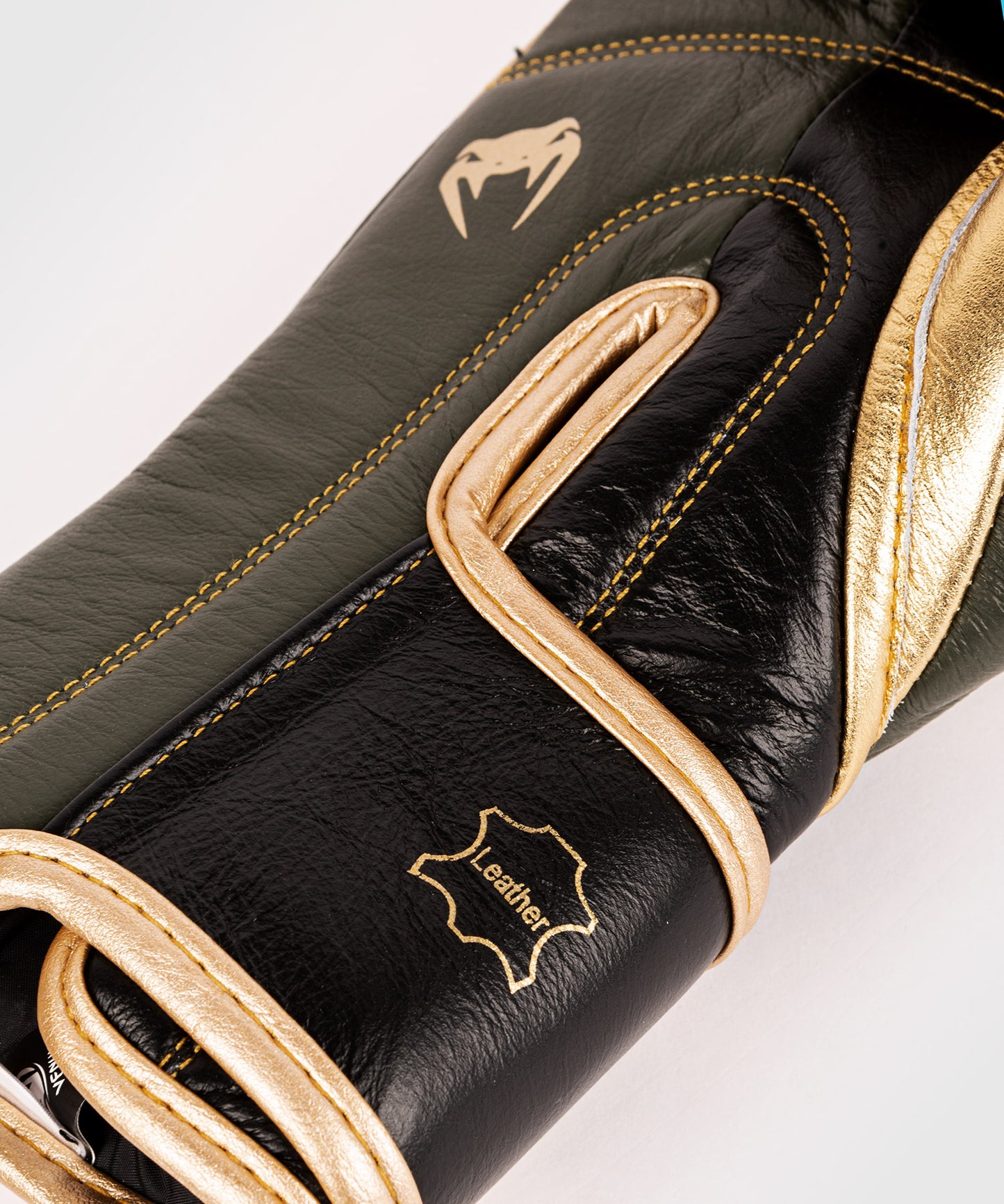 Guantoni da boxe professionali Venum Hammer – Velcro - Cachi/Oro