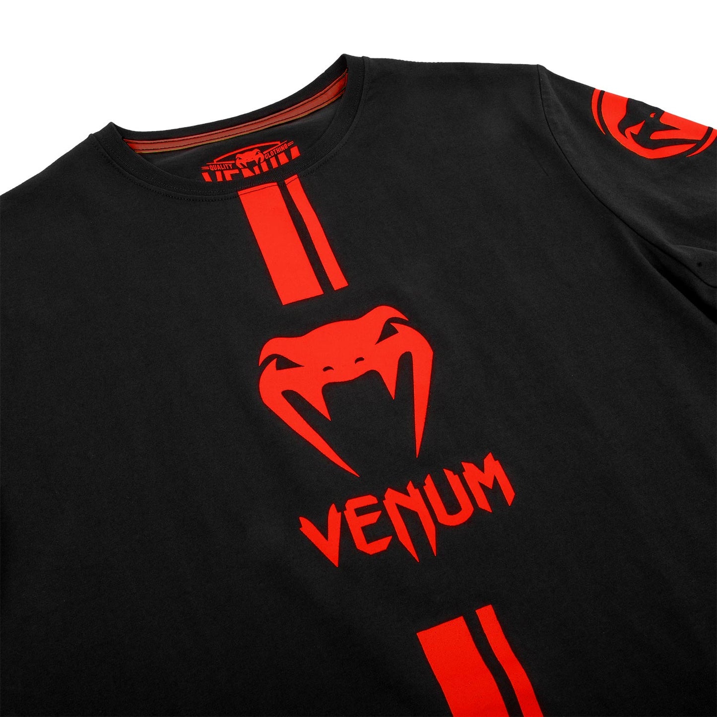 T-shirt Venum Logo - Nero/Rosso
