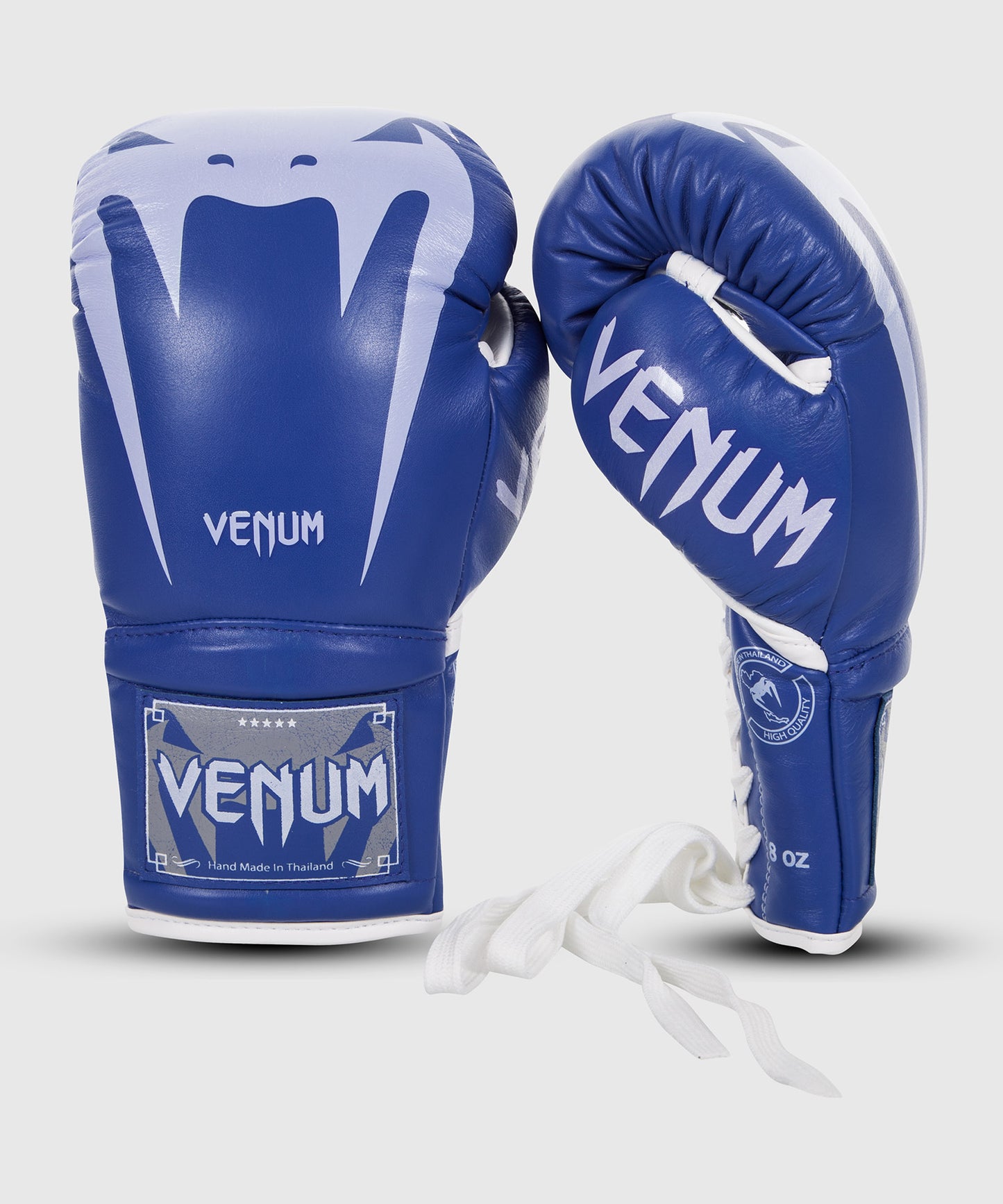 Guantoni da boxe Giant 3.0 Venum - Pelle nappa - con lacci - Blu