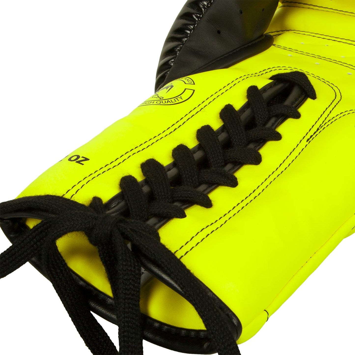 Guanti da boxe Venum Elite con lacci - Neo Giallo