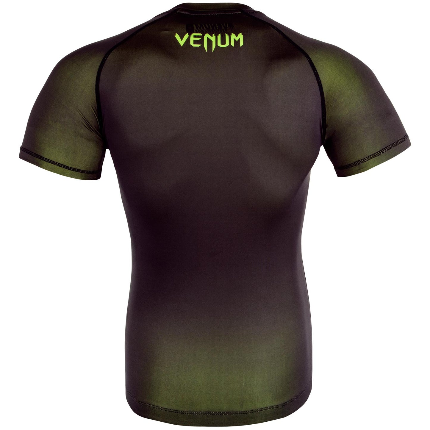 T-shirt a compressione Venum Contender 3.0 - Maniche Corte - Nero/Giallo neo