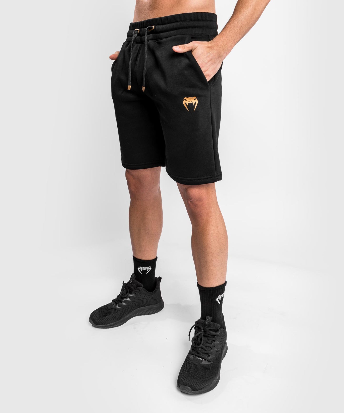 Pantaloncini Venum Classic in cotone - Nero/Bronzo