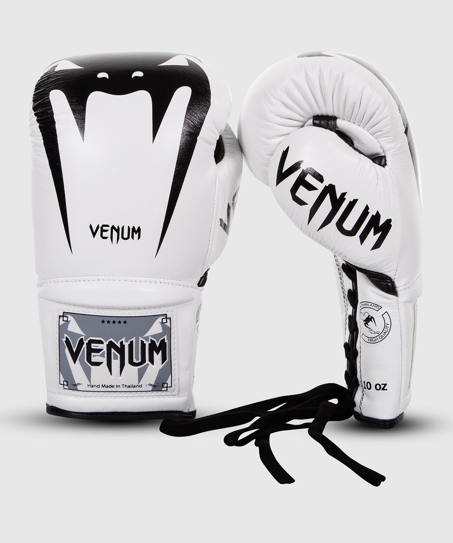 Guantoni da boxe Giant 3.0 Venum - Pelle nappa - con lacci - Bianco