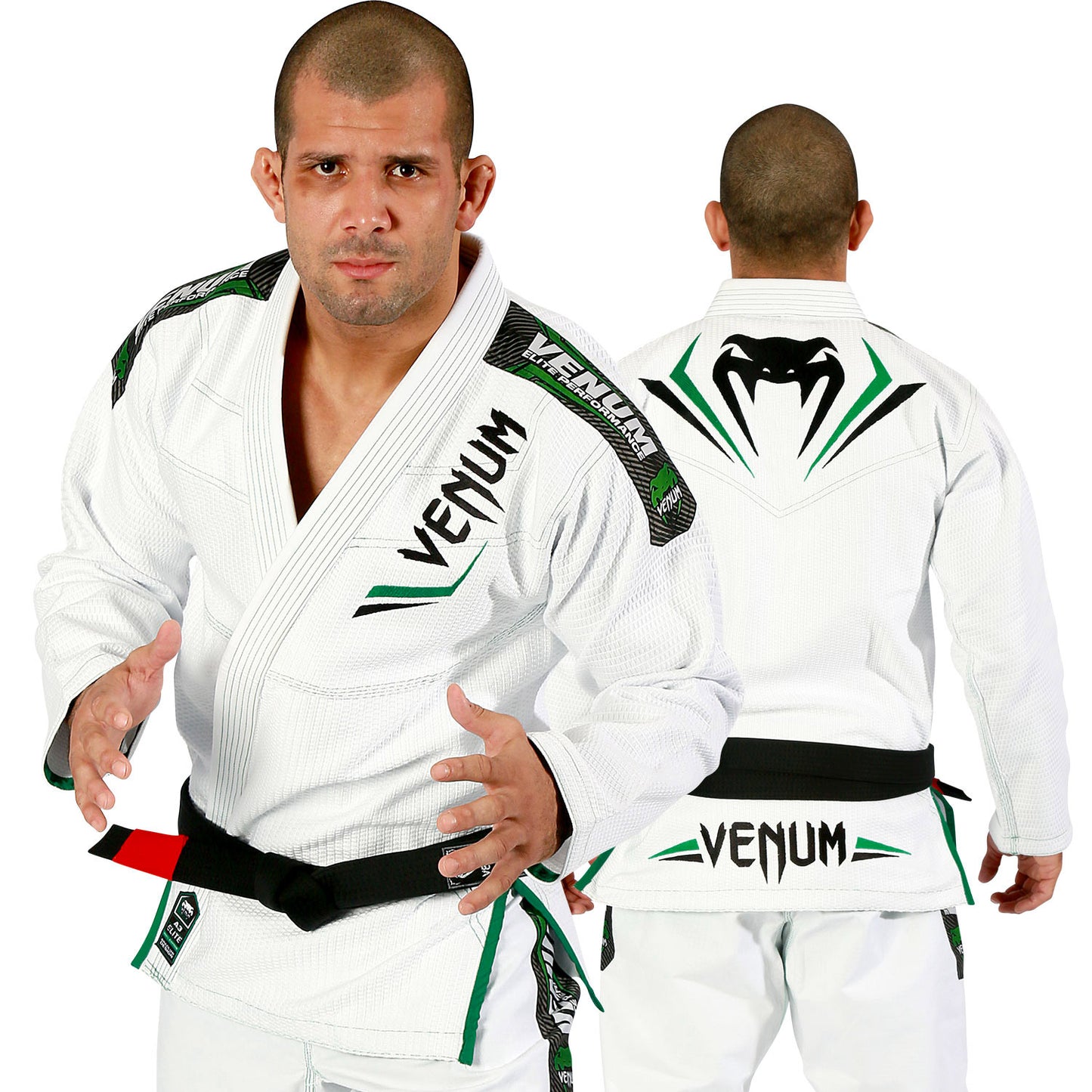 Venum Elite BJJ Gi - Bianco/Verde