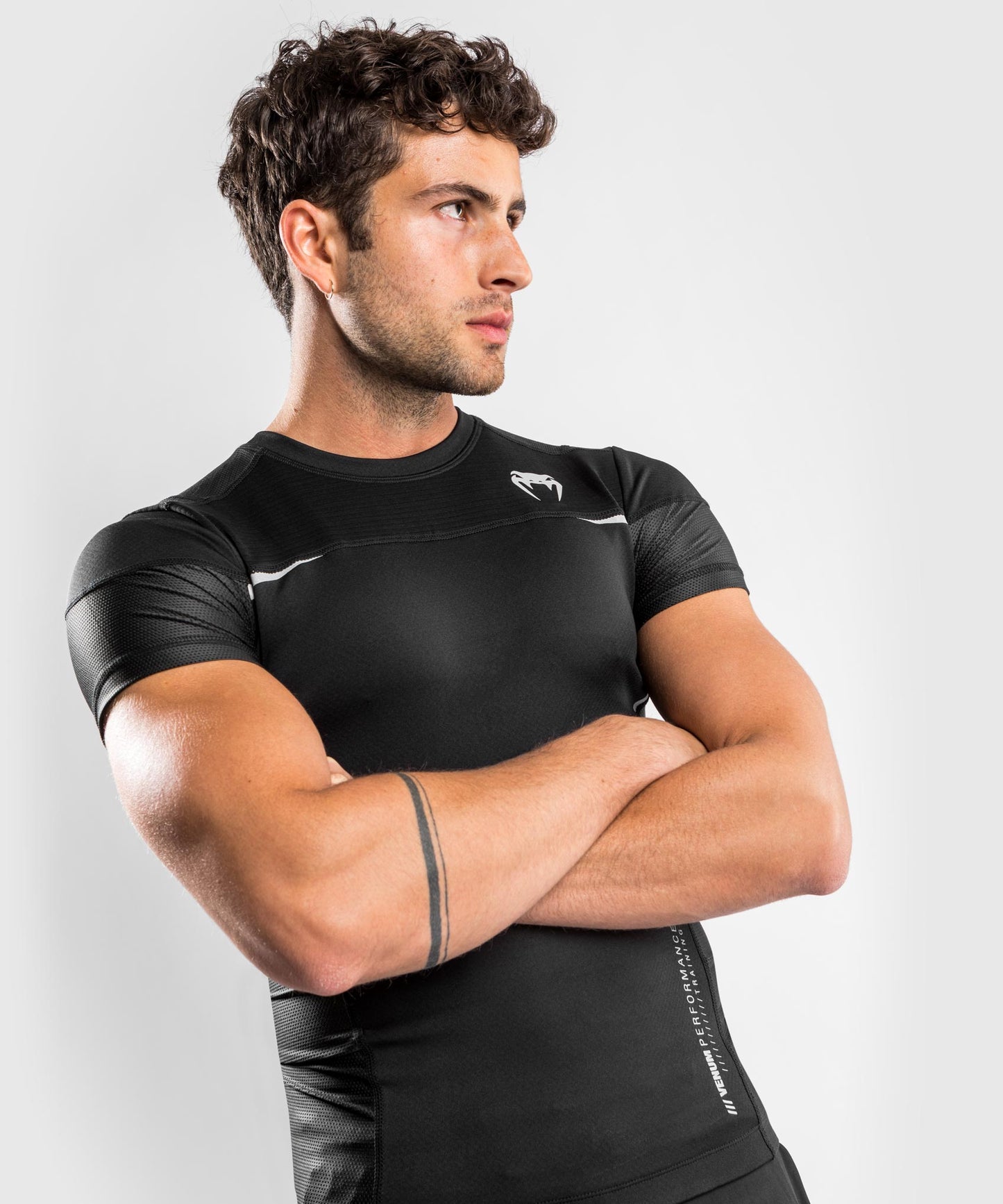 T-shirt a compressione Venum Tempest 2.0 (a manica corta) - Nero/Oro