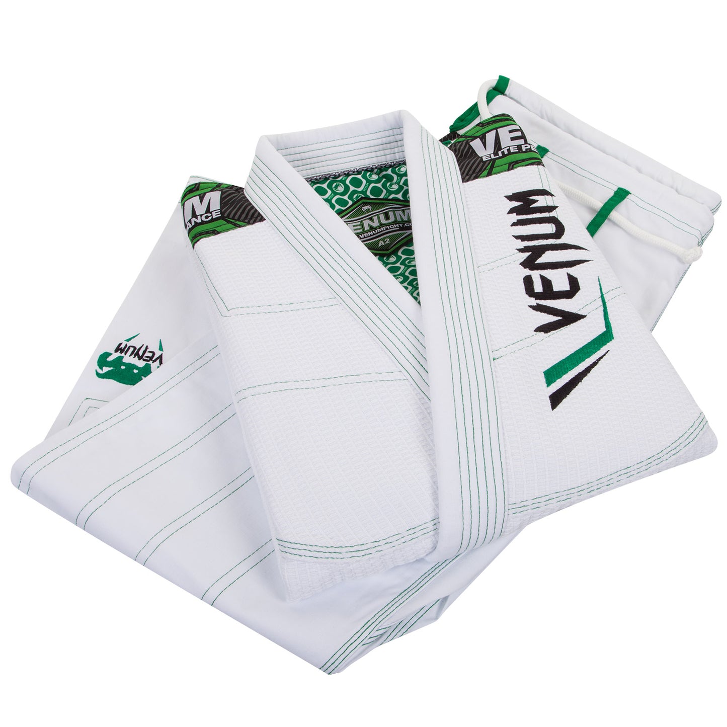 Venum Elite BJJ Gi - Bianco/Verde