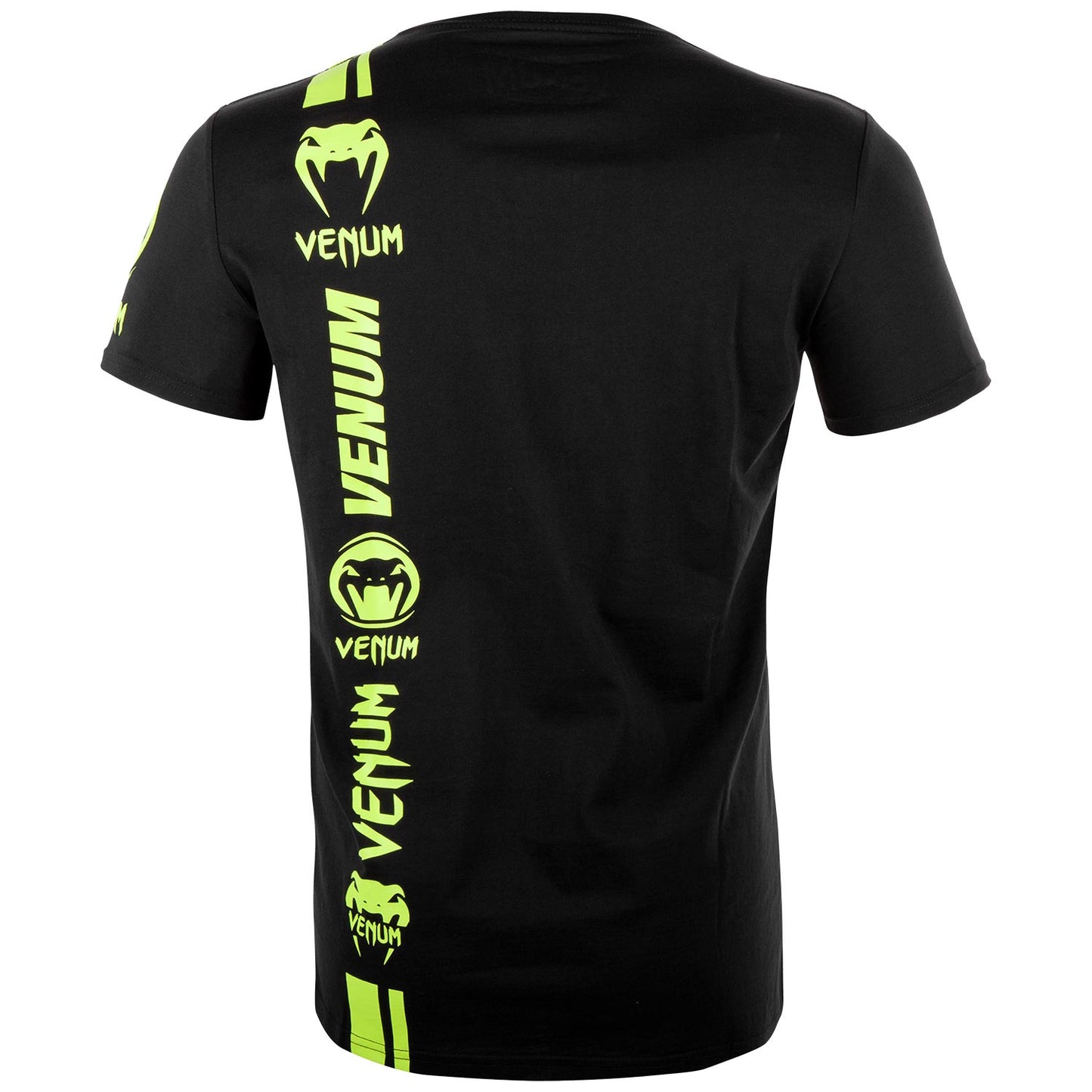 T-shirt Venum Logo - Nero/Giallo neo
