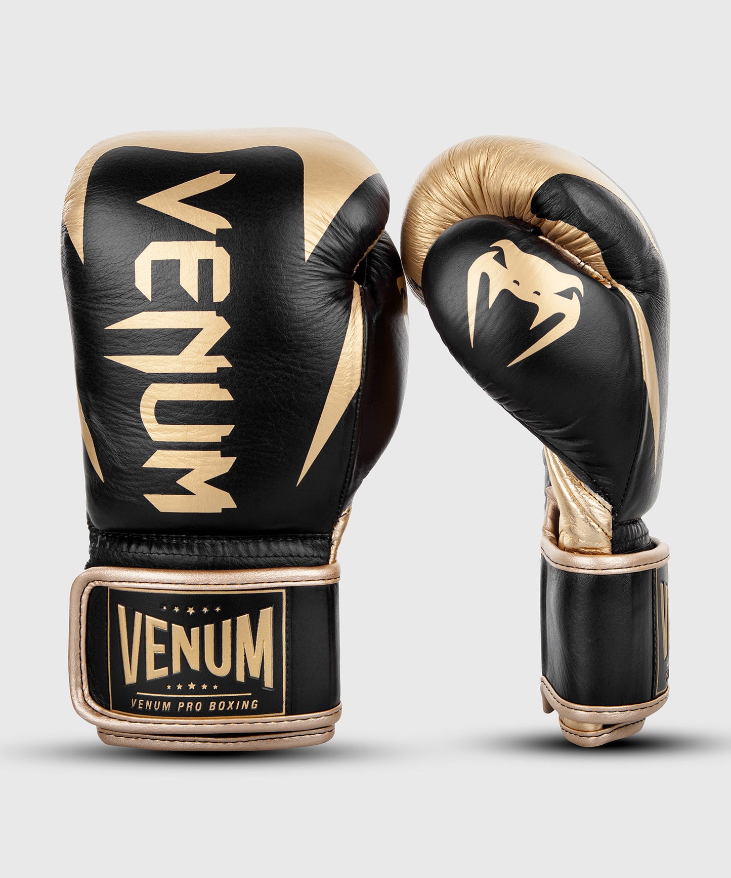 Guantoni da boxe professionali Venum Hammer – Velcro - Nero/Oro