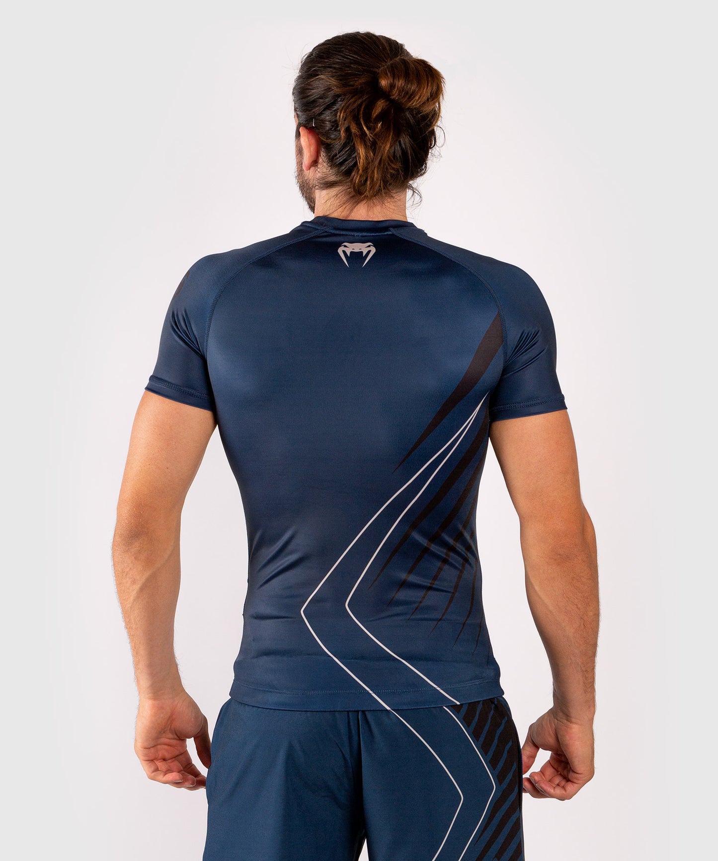 Rashguard Venum Contender 5.0 - maniche corte - Marina/Sabbia