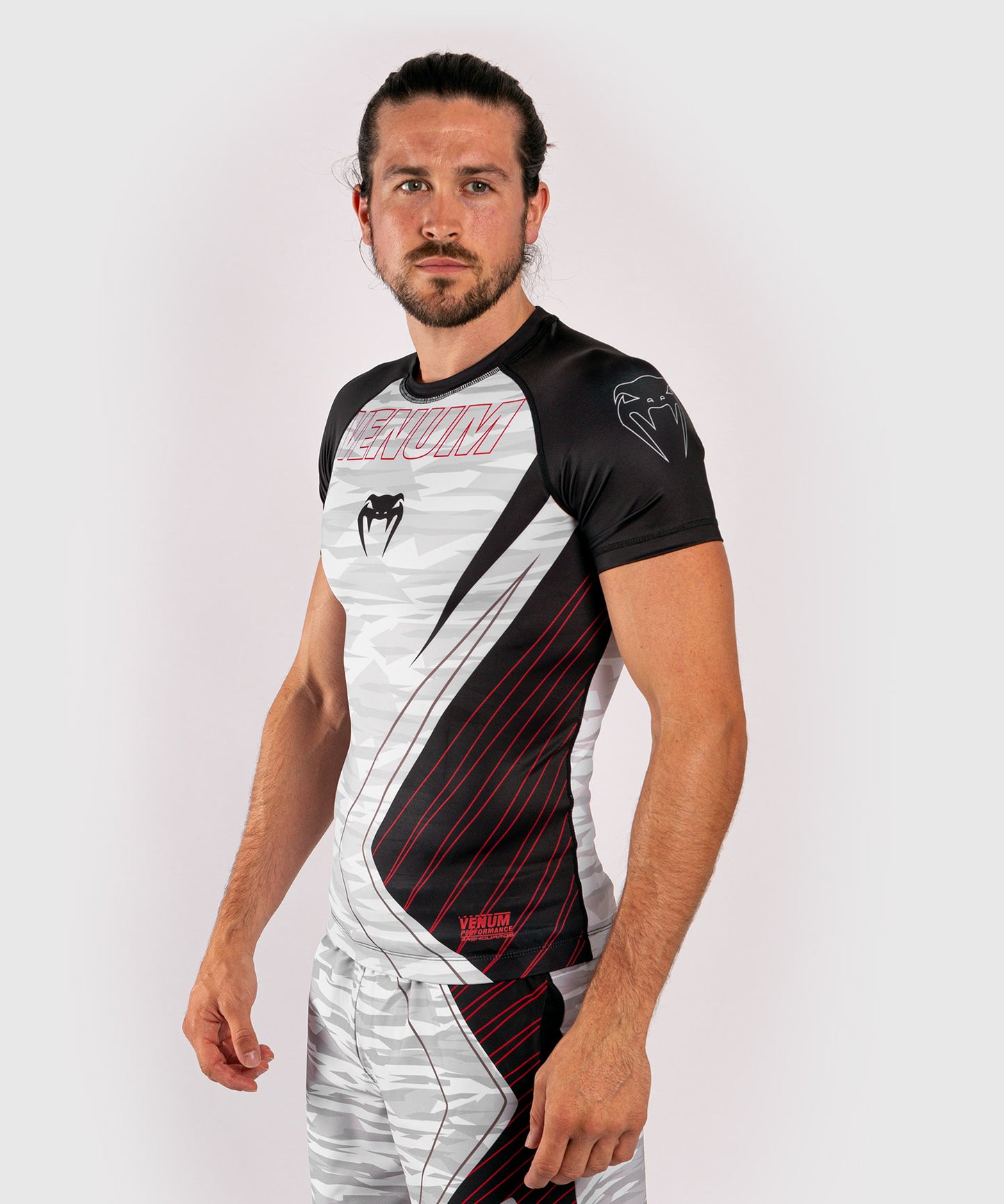Rashguard Venum Contender 5.0 - maniche corte - White/Camo