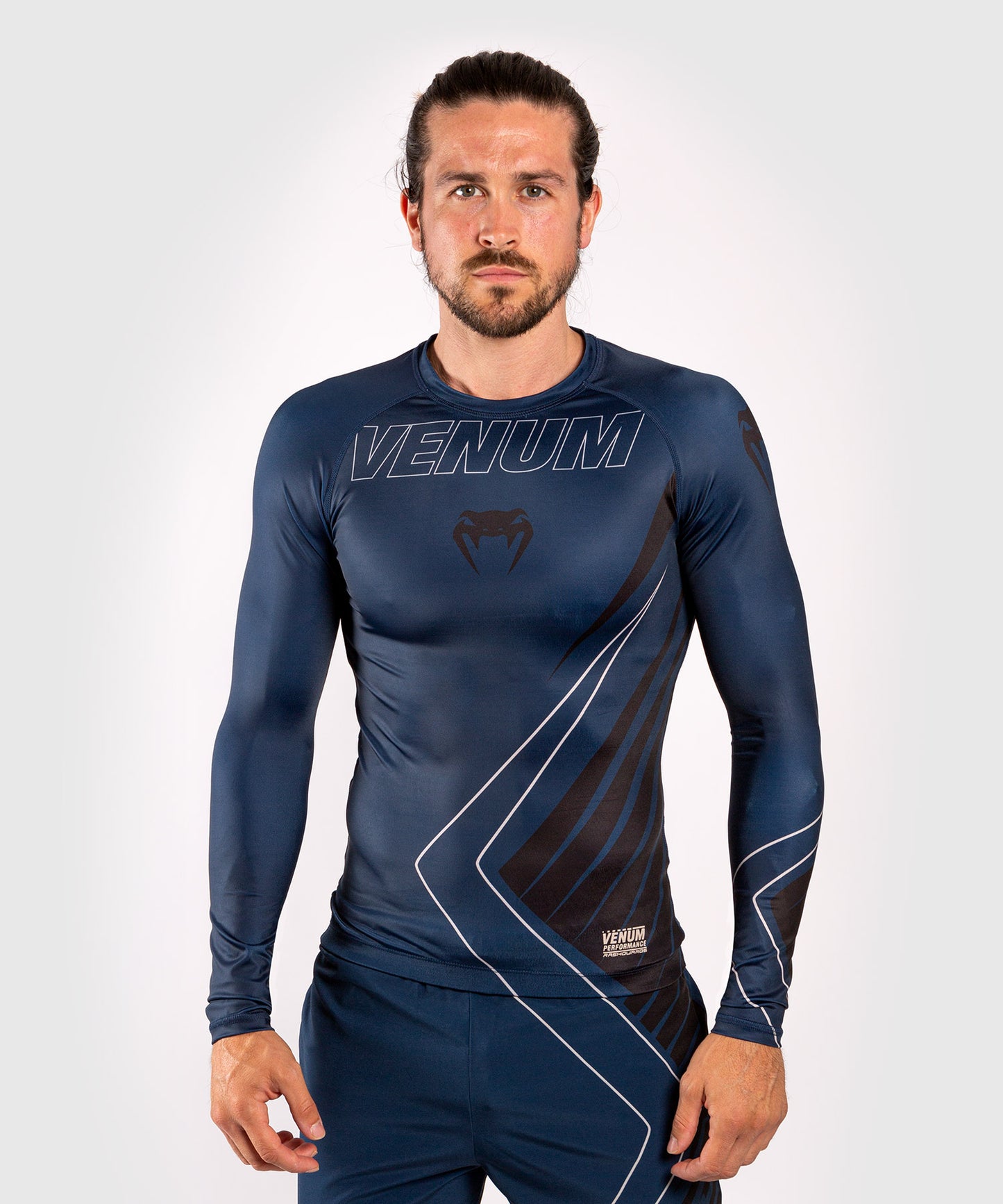 Rashguard Venum Contender 5.0 - maniche lunghe - Marina/Sabbia