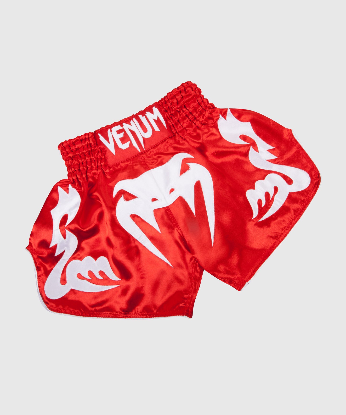 Pantaloncini da Muay Thai Venum Bangkok Inferno - Rosso/Ghiaccio
