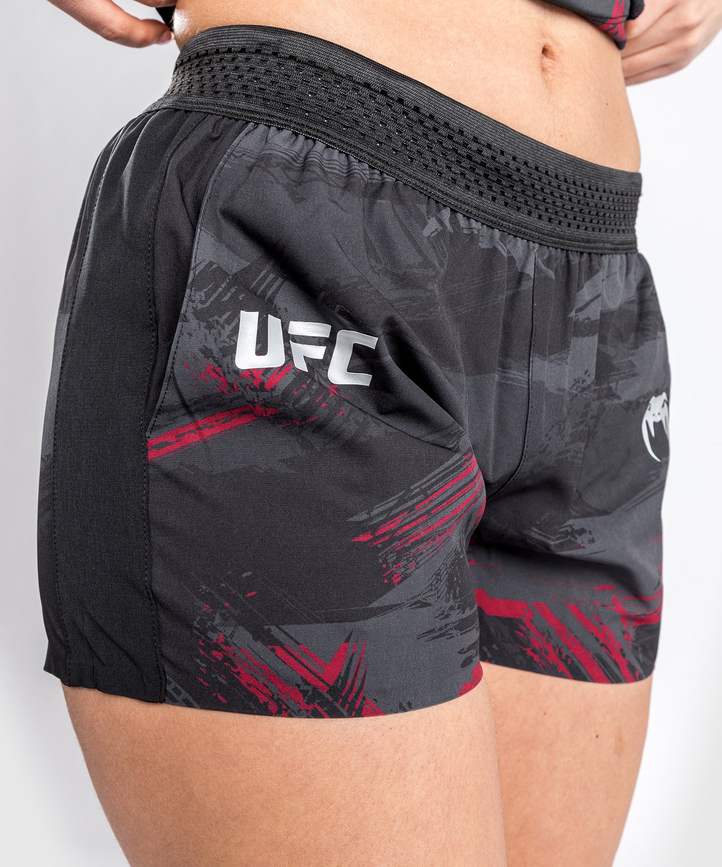 Pantaloncini da training UFC Venum Authentic Fight Week 2.0 - Donna -  nero/Rosso