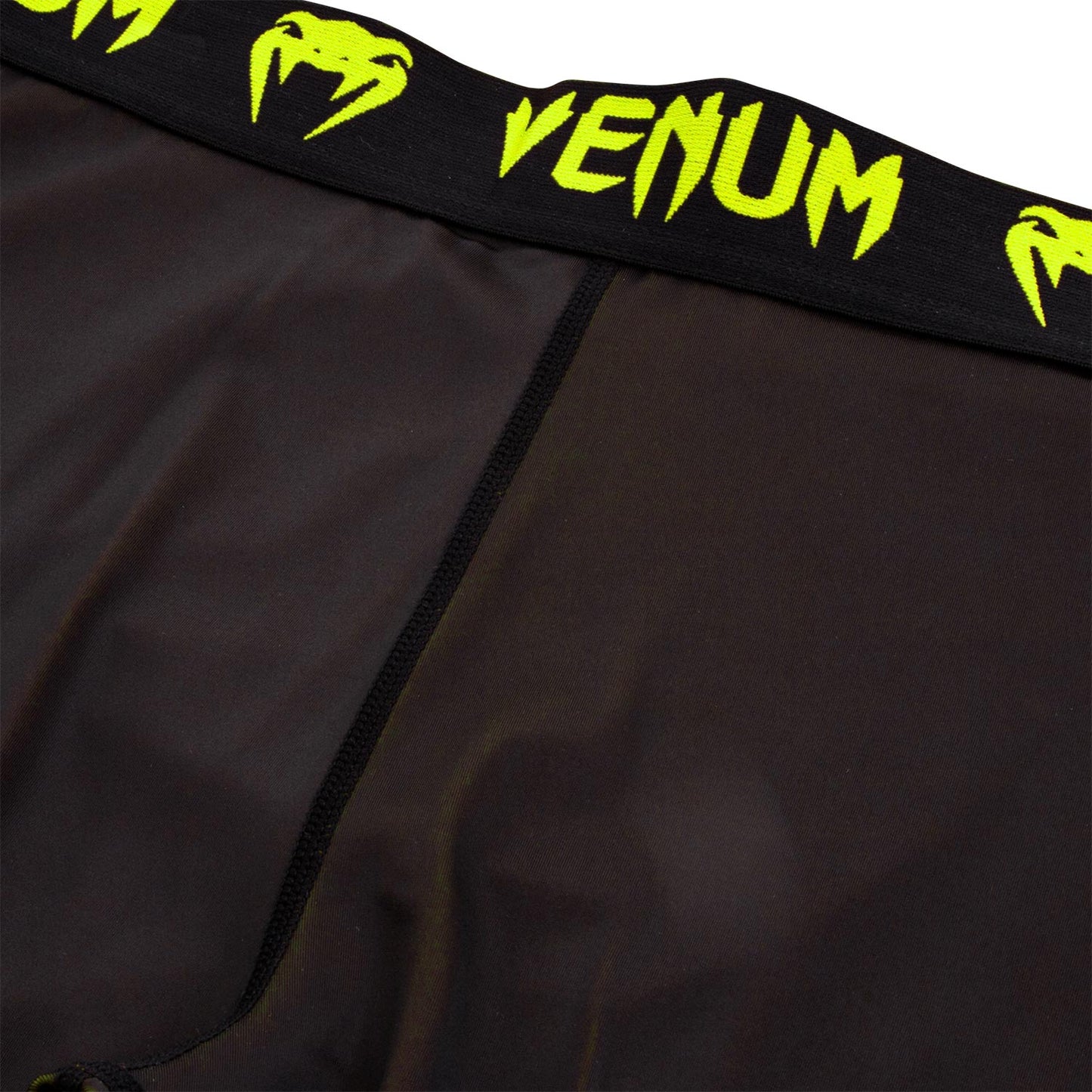 Pantaloni a compressione Venum Giant - Nero/Giallo neo