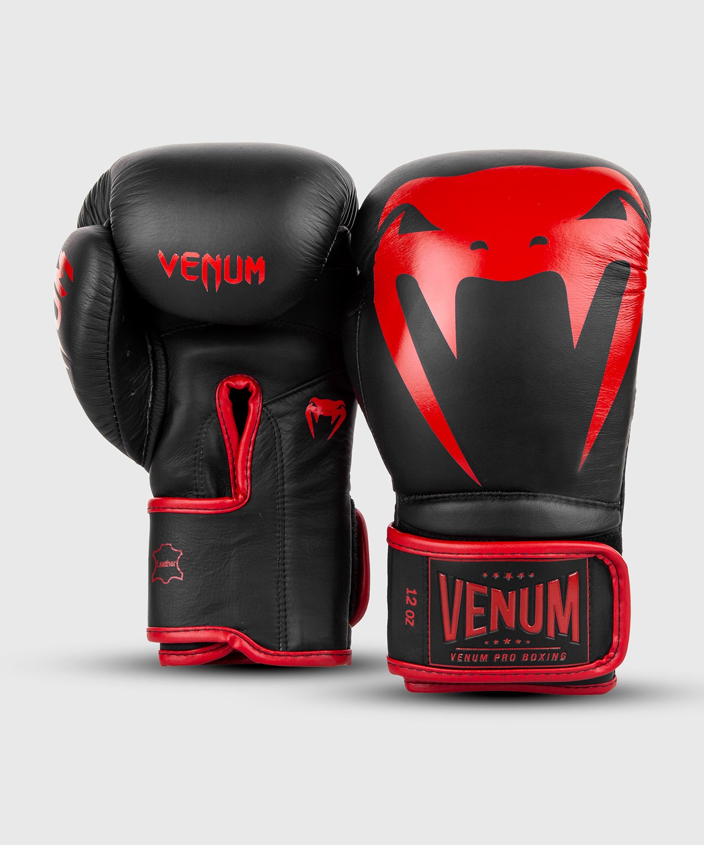 Guantoni da boxe professionali Venum Giant 2.0 – Velcro - Nero/Rosso