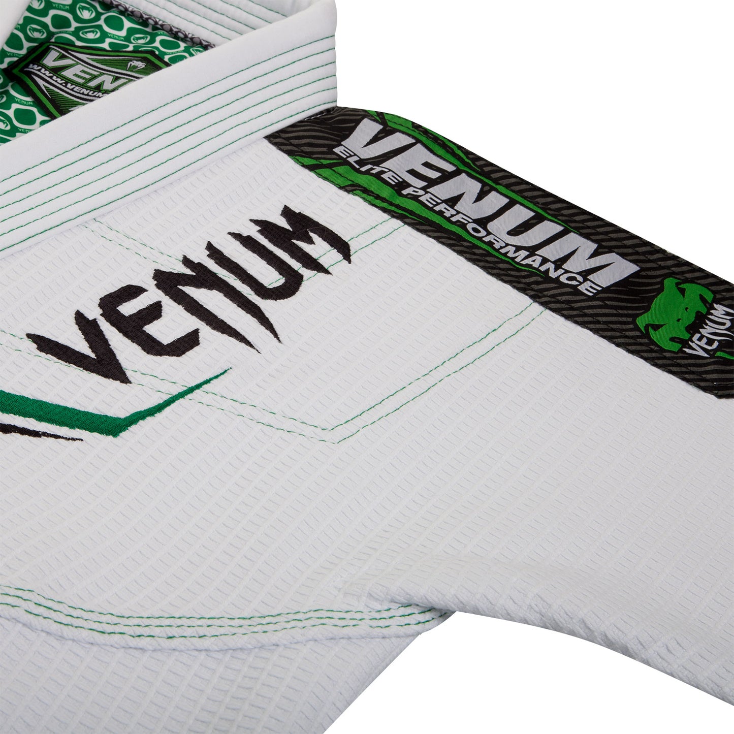 Venum Elite BJJ Gi - Bianco/Verde