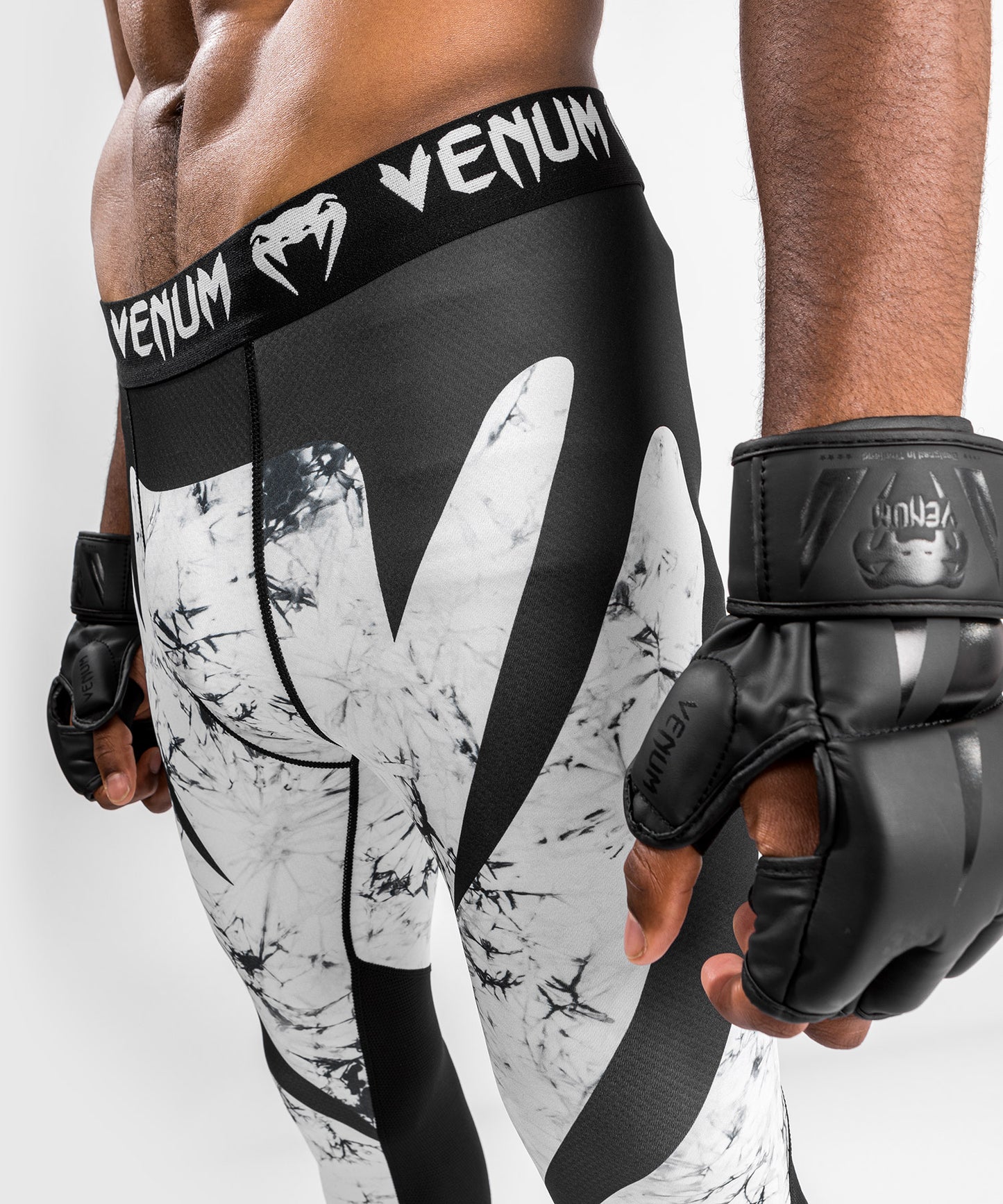Pantaloni a compressione Venum G-Fit Marble - Marmo