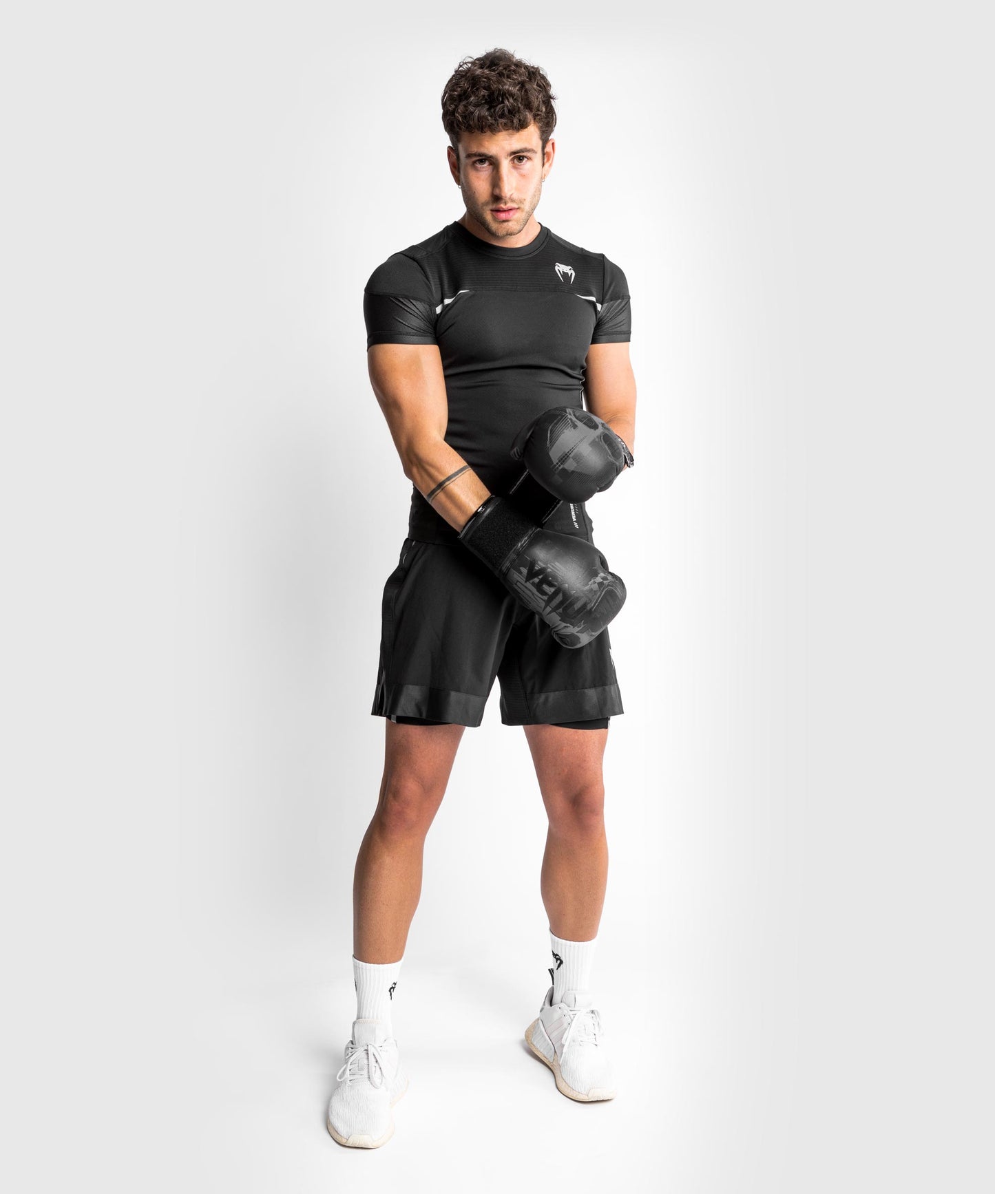 T-shirt a compressione Venum Tempest 2.0 (a manica corta) - Nero/Oro