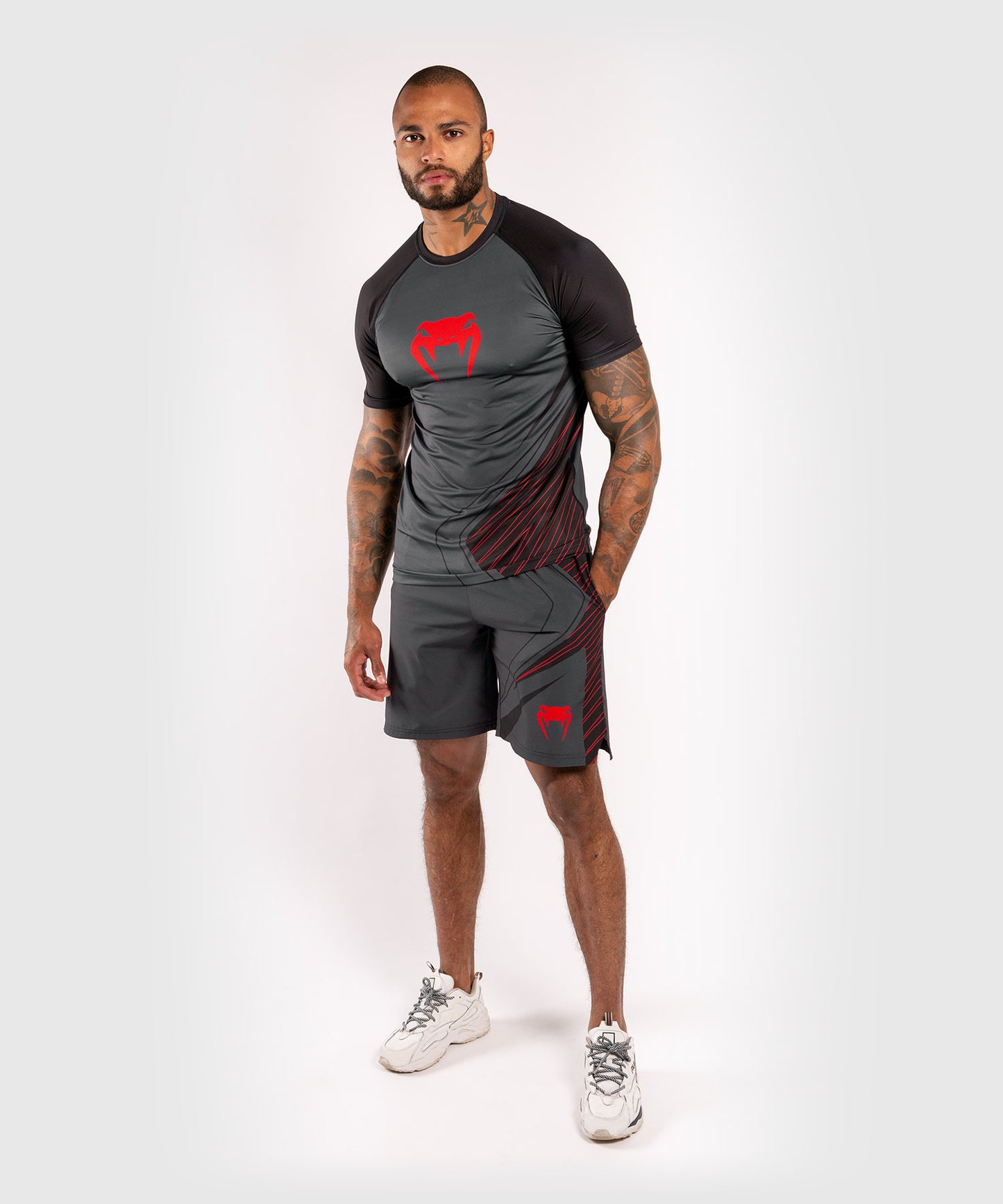 Pantaloncini sportivi Venum Contender 5.0 - Nero/Rosso