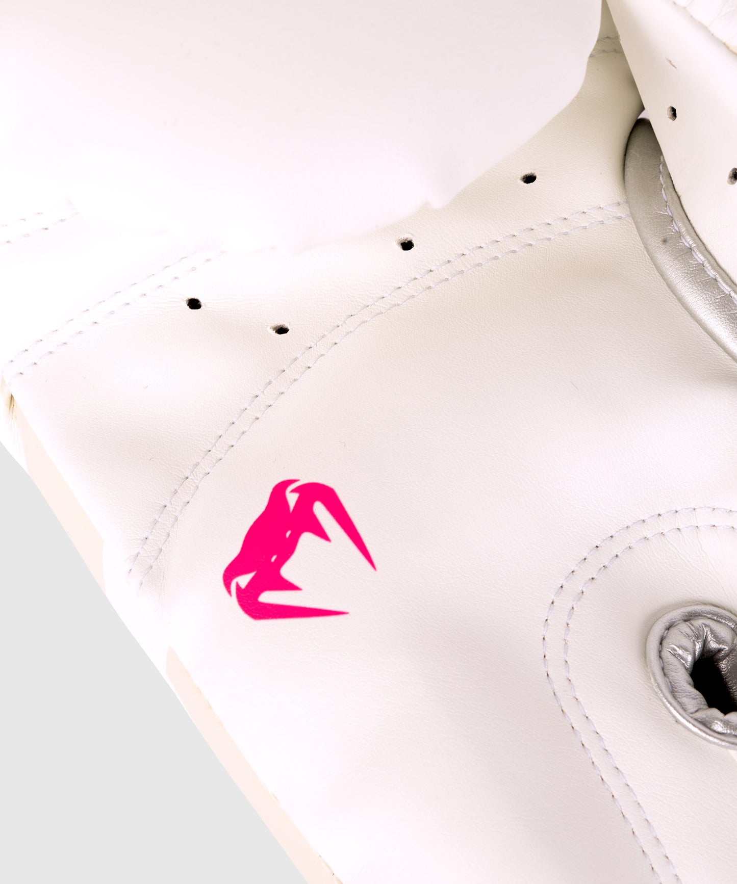 Guantoni da boxe Venum Elite -  Bianco/argento-rosa