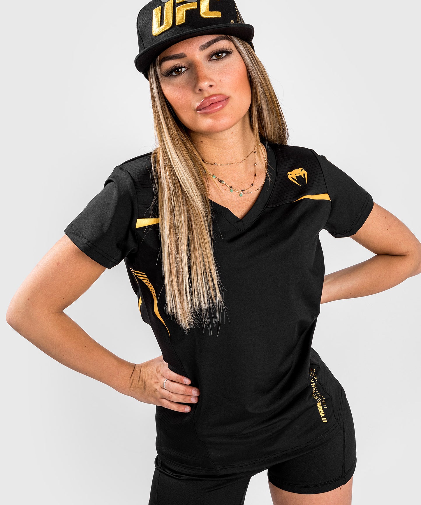 T-shirt Venum Tempest 2.0 Dry Tech - Nero/Oro
