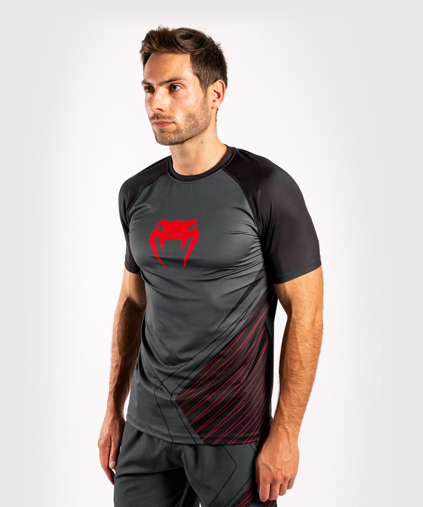 T-shirt Venum Contender 5.0 Dry-Tech - Nero/Rosso