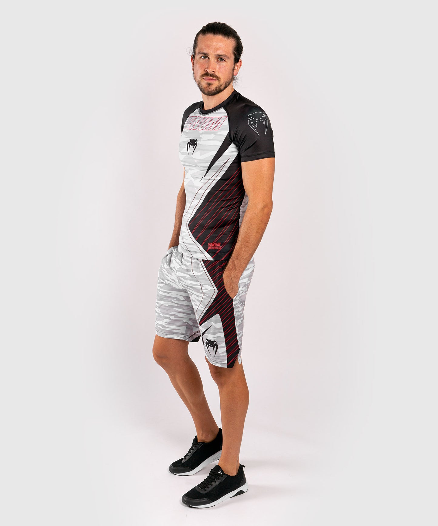 Rashguard Venum Contender 5.0 - maniche corte - White/Camo